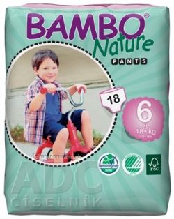 BAMBO PANTS XL-6 pre deti 18+ kg