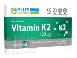 PLUS LEKÁREŇ Vitamín K2 120 μg
