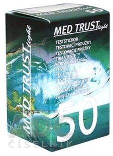 MED TRUST Light testovacie prúžky