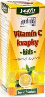 JutaVit Vitamín C kvapky - kids