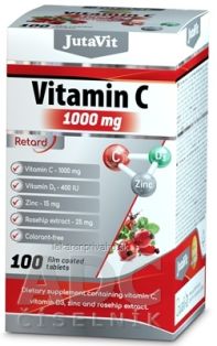 JutaVit Vitamín C 1000 mg so šípkami + vitamín D3