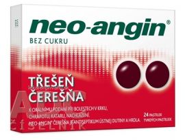 NEO-ANGIN ČEREŠŇA 1,2 mg/0,6 mg/5,9 mg pastilky