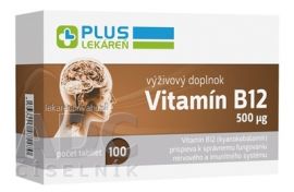 PLUS LEKÁREŇ Vitamín B12 500 µg