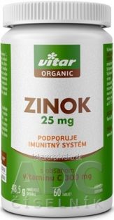 VITAR ORGANIC Zinok 25 mg