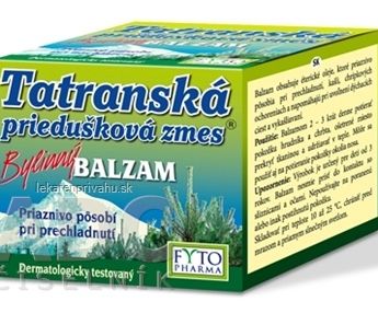 FYTO Tatranská priedušková zmes Bylinný BALZAM
