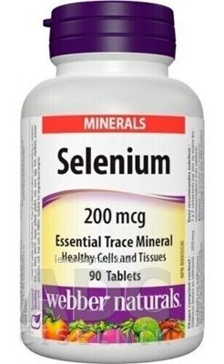 Webber Naturals Selén 200 mcg