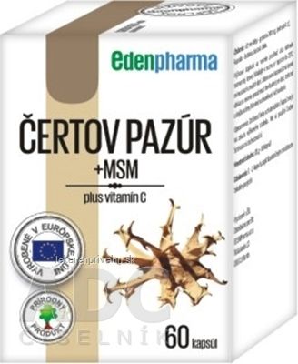 EDENPharma ČERTOV PAZÚR + MSM