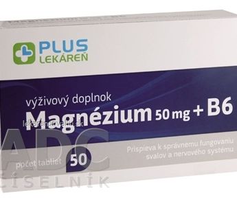 PLUS LEKÁREŇ Magnézium 50 mg + B6