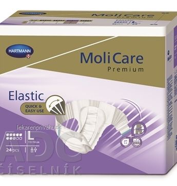MoliCare Premium Elastic 8 kvapiek L