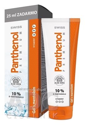 SWISS Panthenol PREMIUM Gél s mentolom