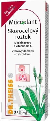 Mucoplant Skorocelový roztok s echinaceou