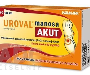 WALMARK UROVAL manosa AKUT