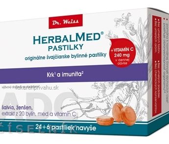 HERBALMED PASTILKY krk a imunita - Dr.Weiss