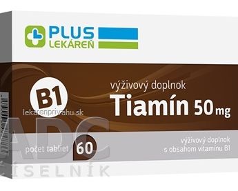 PLUS LEKÁREŇ Tiamín 50 mg (vitamín B1)