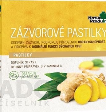 NaturProdukt ZÁZVOROVÉ PASTILKY