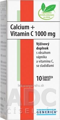 GENERICA Calcium + Vitamin C 1000 mg