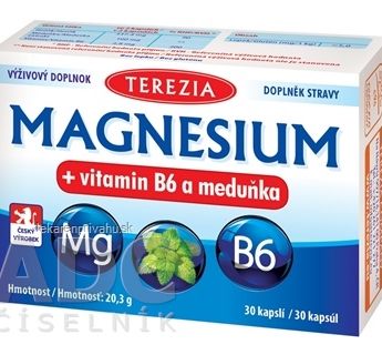 TEREZIA MAGNESIUM + vitamin B6 a meduňka