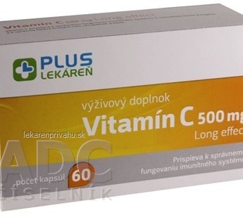 PLUS LEKÁREŇ Vitamín C 500 mg Long effect