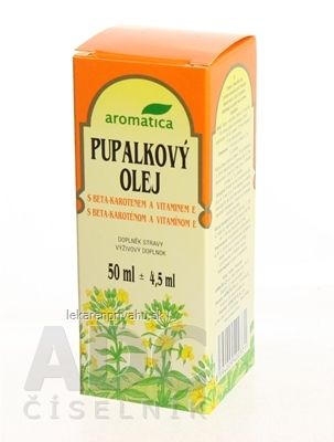 aromatica PUPALKOVÝ OLEJ S BETA-KAROTÉNOM A VIT.E