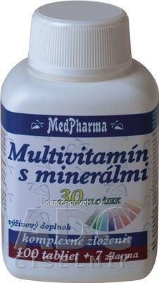 MedPharma MULTIVITAMÍN S MINERÁLMI 30 ZLOŽIEK