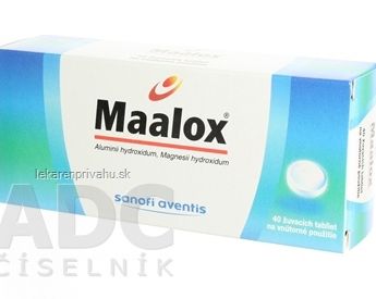 Maalox žuvacie tablety