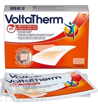 VoltaTherm hrejivá náplasť na úľavu od bolesti