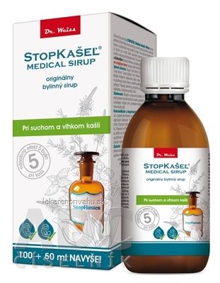 STOPKAŠEĽ Medical sirup Dr. Weiss