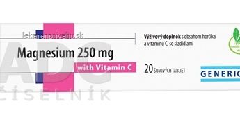 GENERICA Magnesium 250 mg + Vitamin C