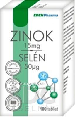EDENPharma ZINOK 15 mg + SELÉN 50 µg