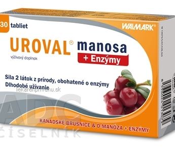 WALMARK UROVAL manosa + Enzýmy