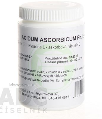ACIDUM ASCORBICUM Ph.Eur. - GALVEX